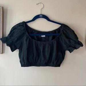 Reformation Frills Crop Top